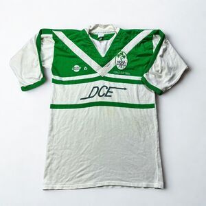 O’Neills Jersey Mens Large (44) Green White Rugby Ireland 1989 World Cup Vintage